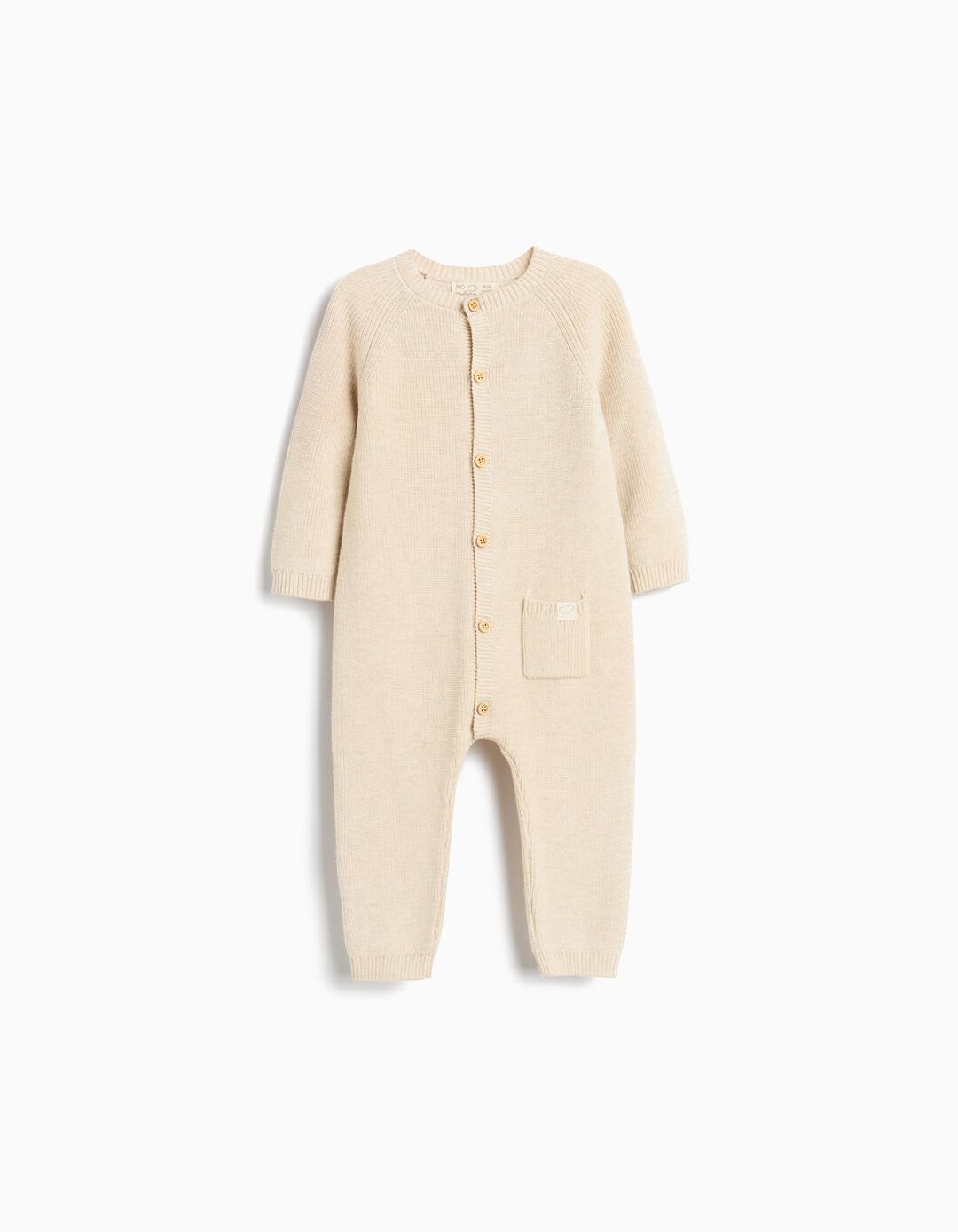 Macacão, Recém-Nascido, Bege Claro