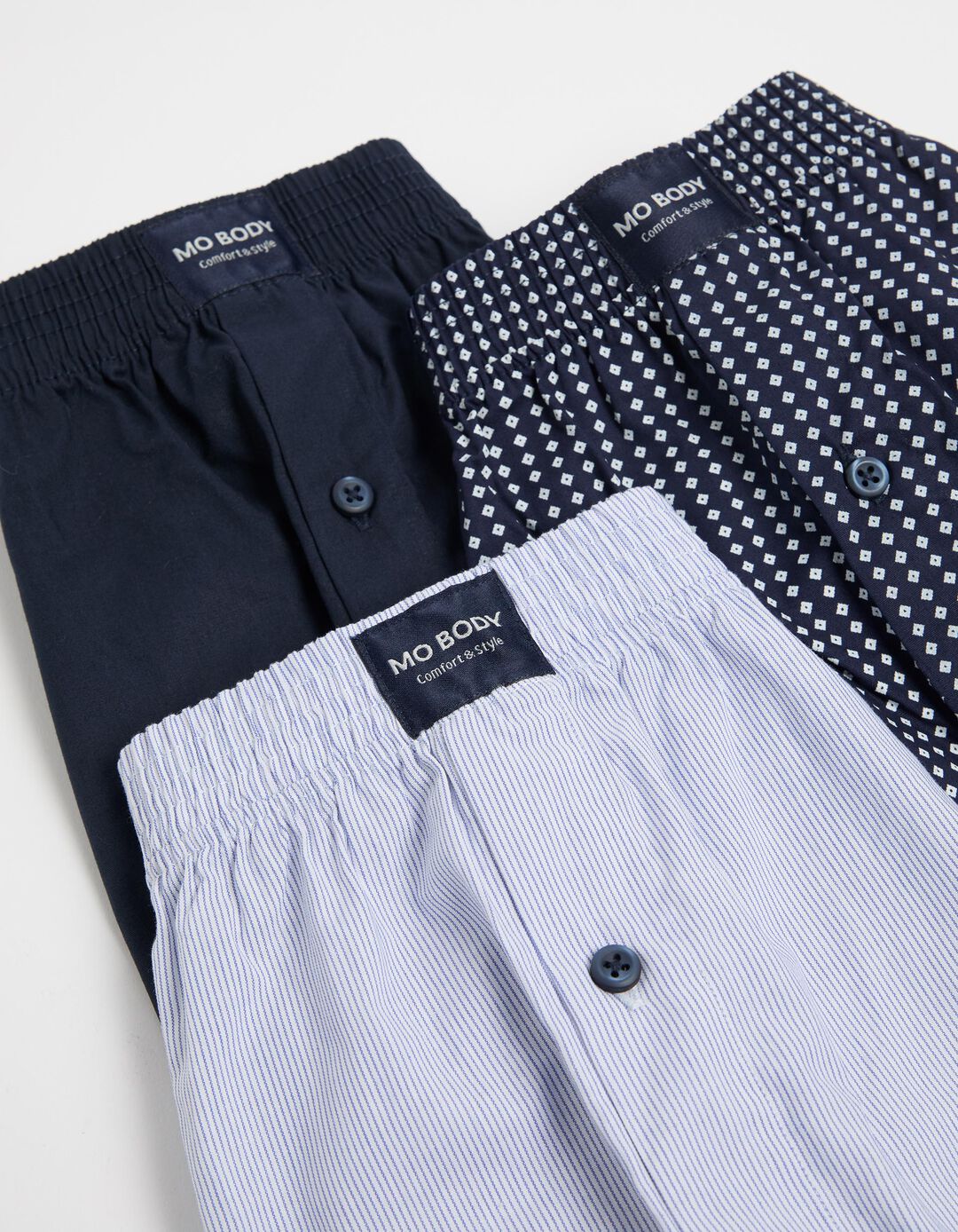 Pack 3 Boxers, Homem, Azul