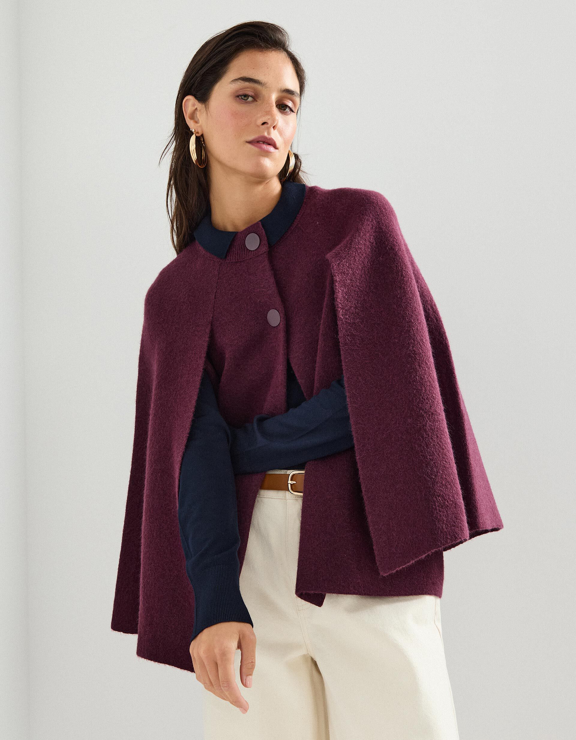 Comprar Online Capa de Malha, Mulher, Vermelho Escuro