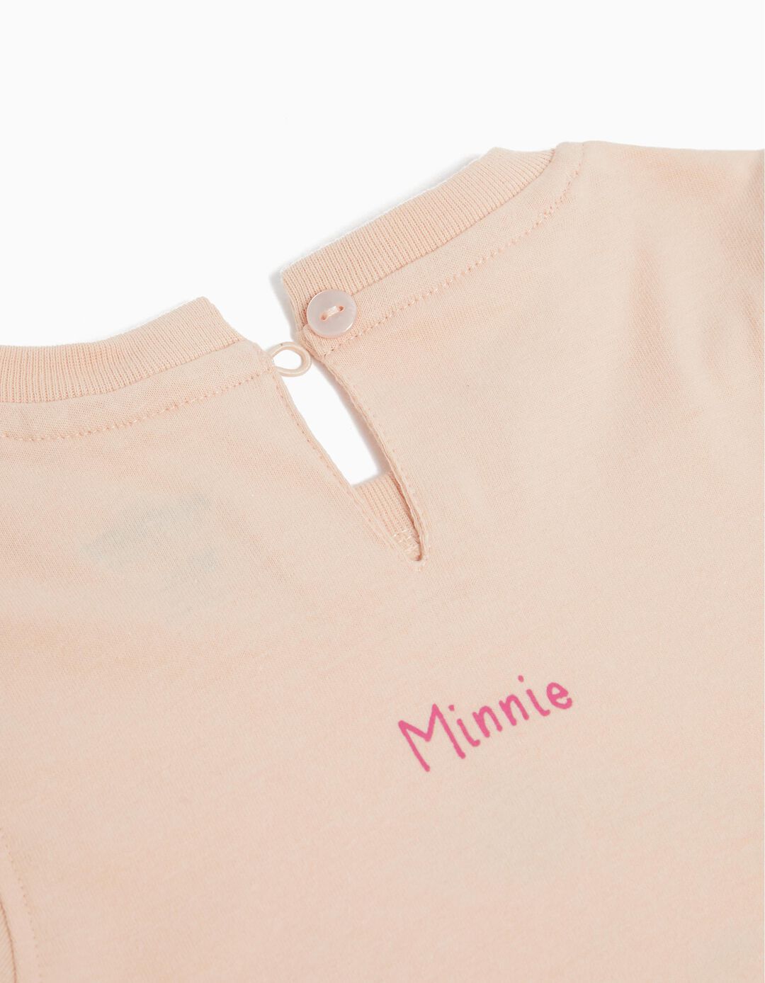 'Disney' Short Sleeve Dress, Baby Girl, Light Pink