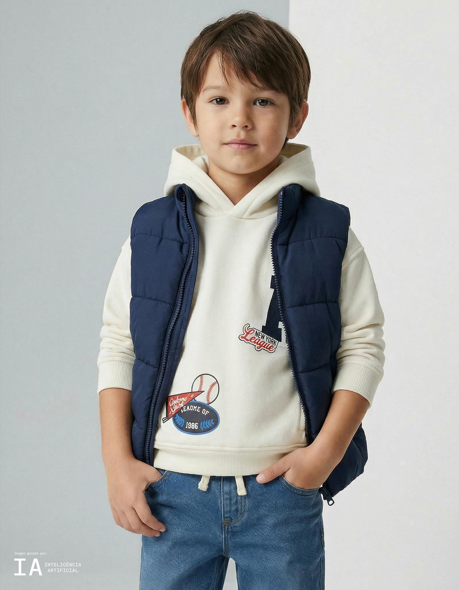 Comprar Online Colete, Menino, Azul Escuro