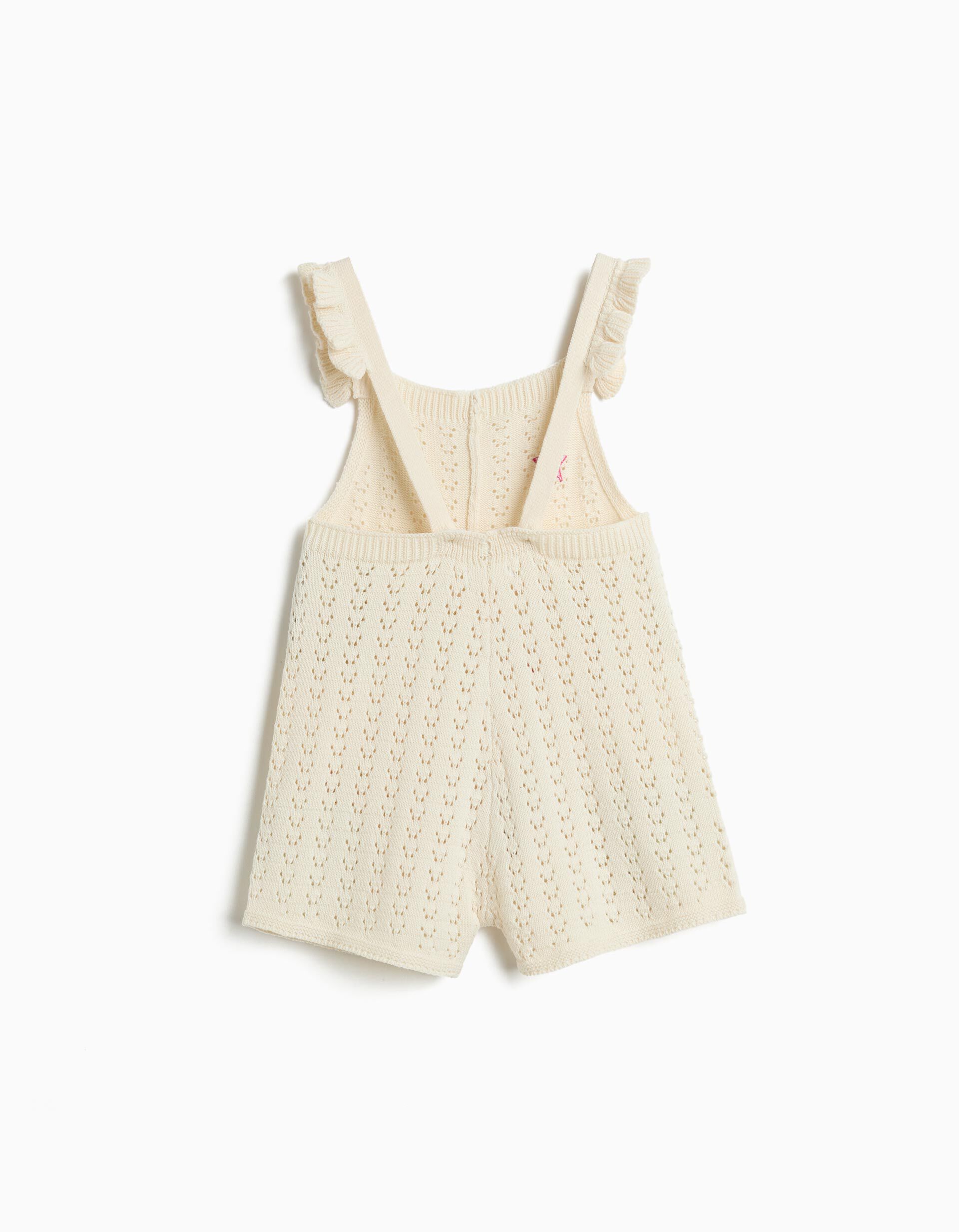 Comprar Online Jardineiras Crochet, Menina, Cru