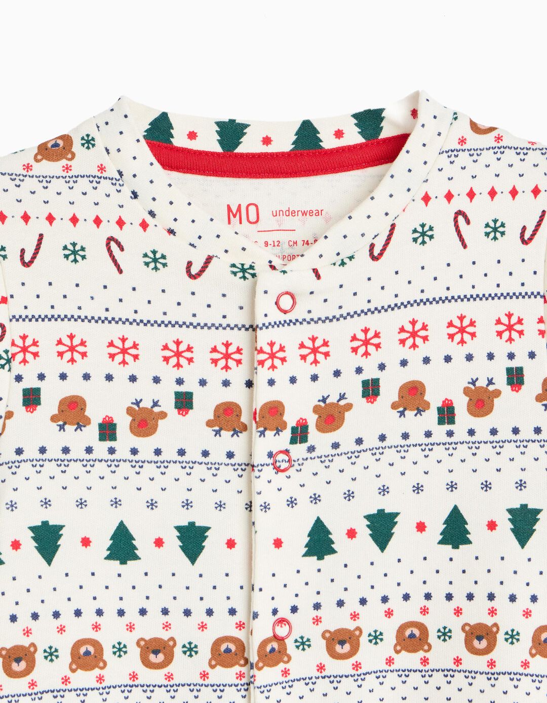 Conjunto 3 Pe&ccedil;as Natal, Menino, Bege Claro