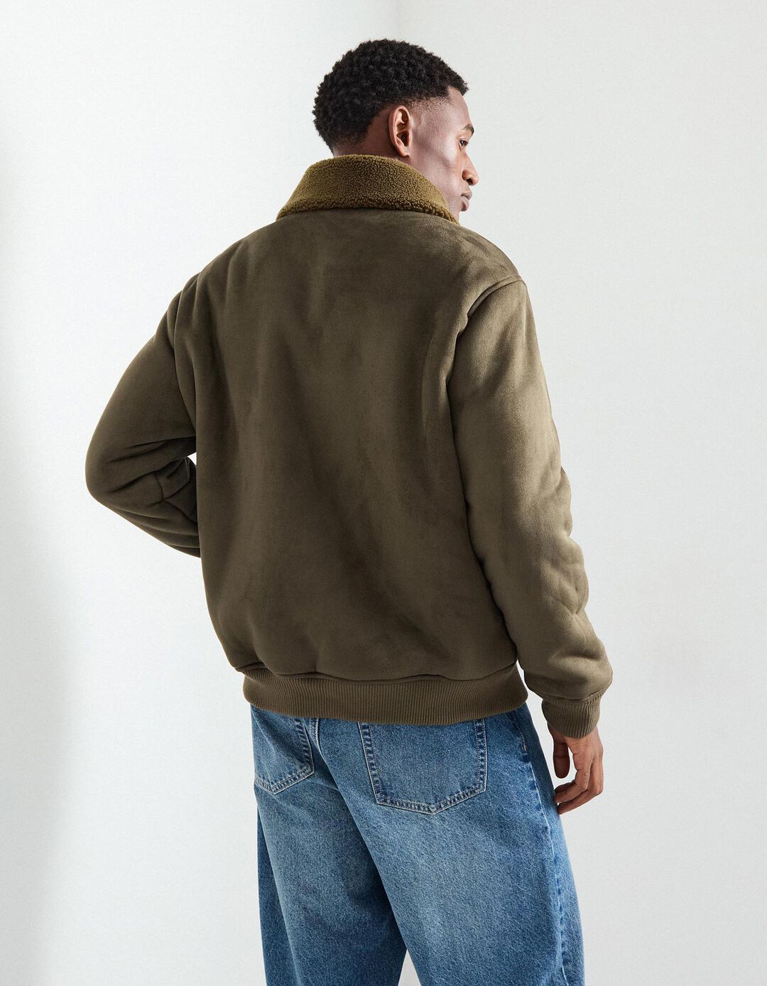 Bomber, Homem, Verde Escuro 
