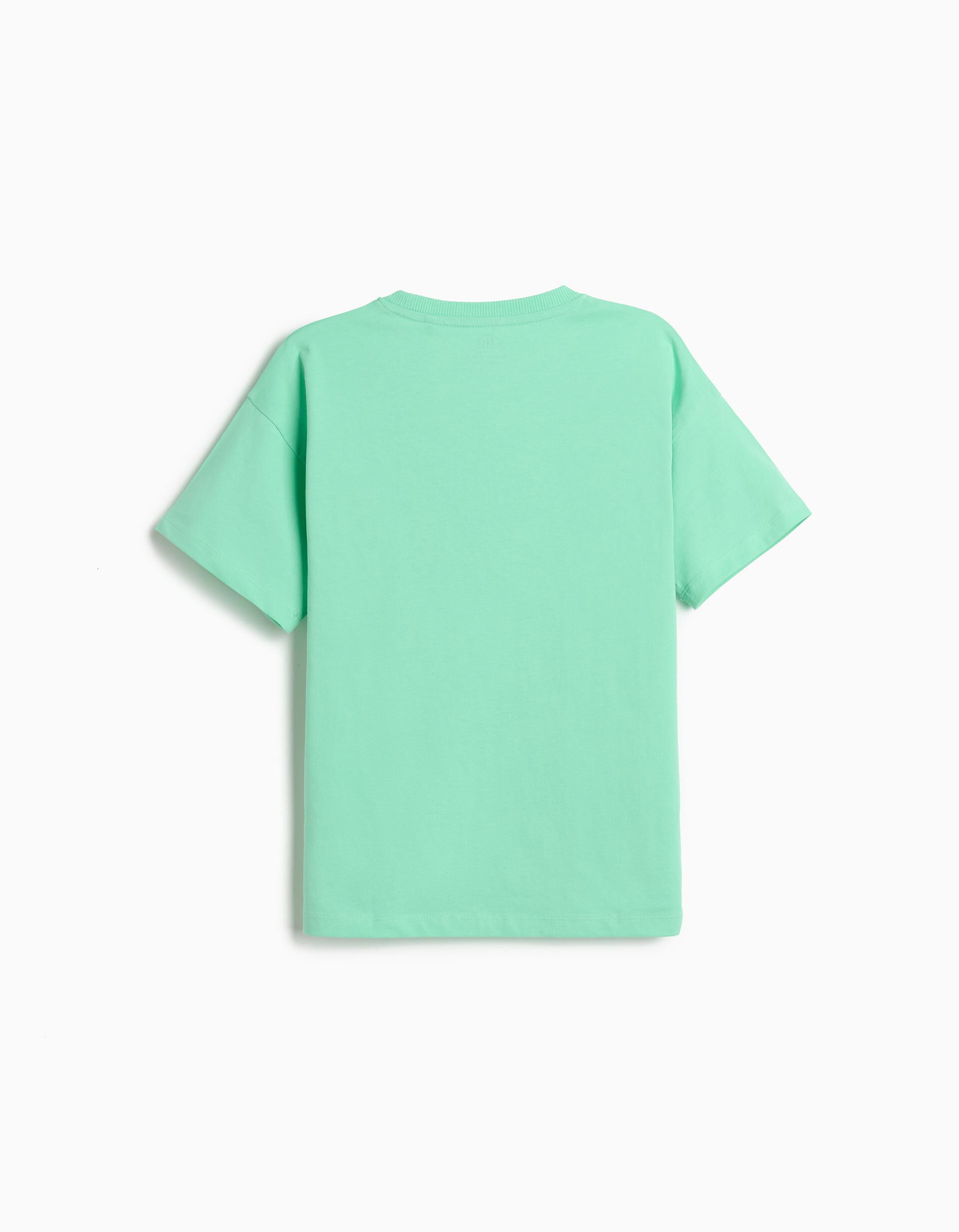 Comprar Online T-shirt Estampada, Menino, Verde Claro