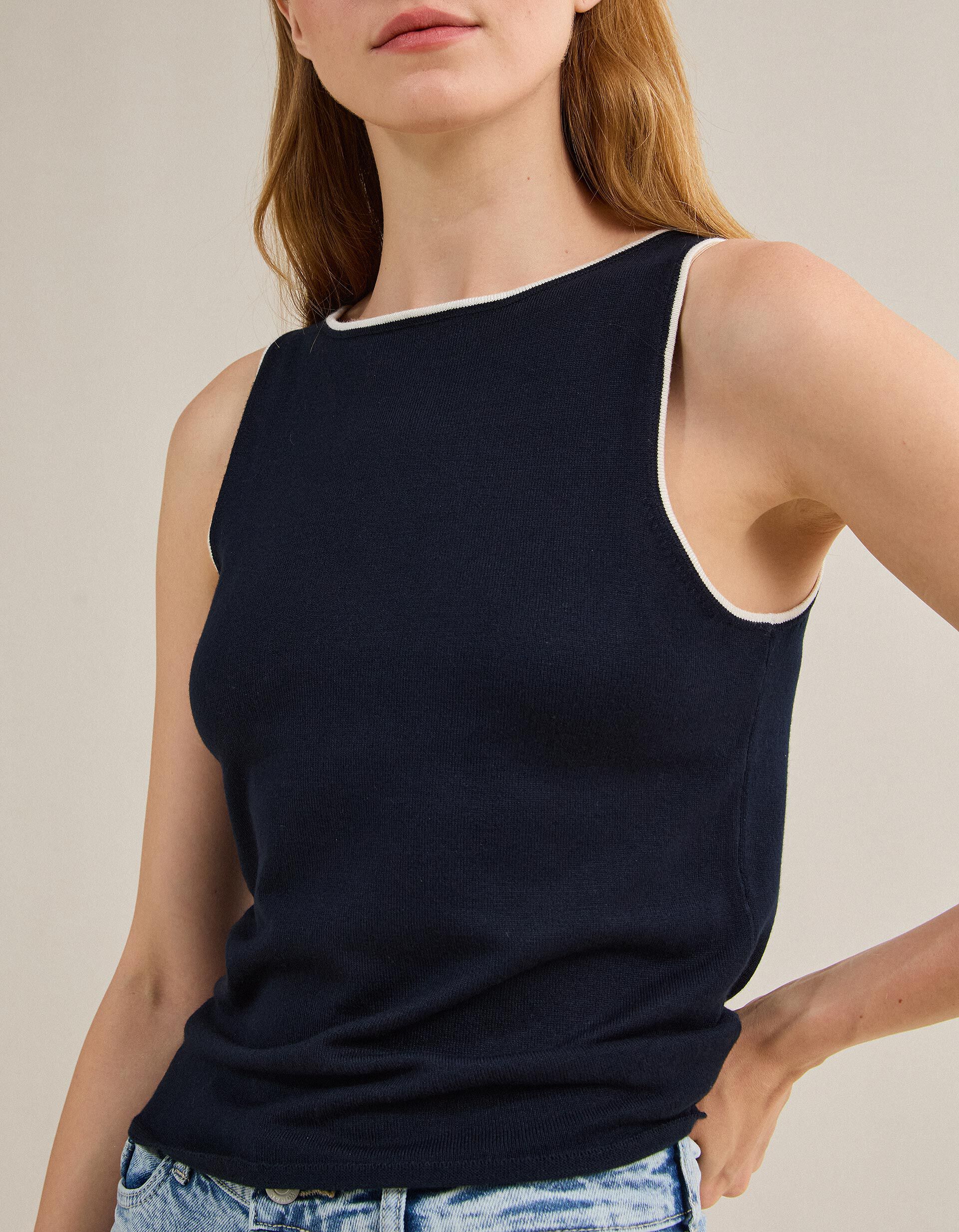 Comprar Online Tank Top, Mulher, Azul Escuro