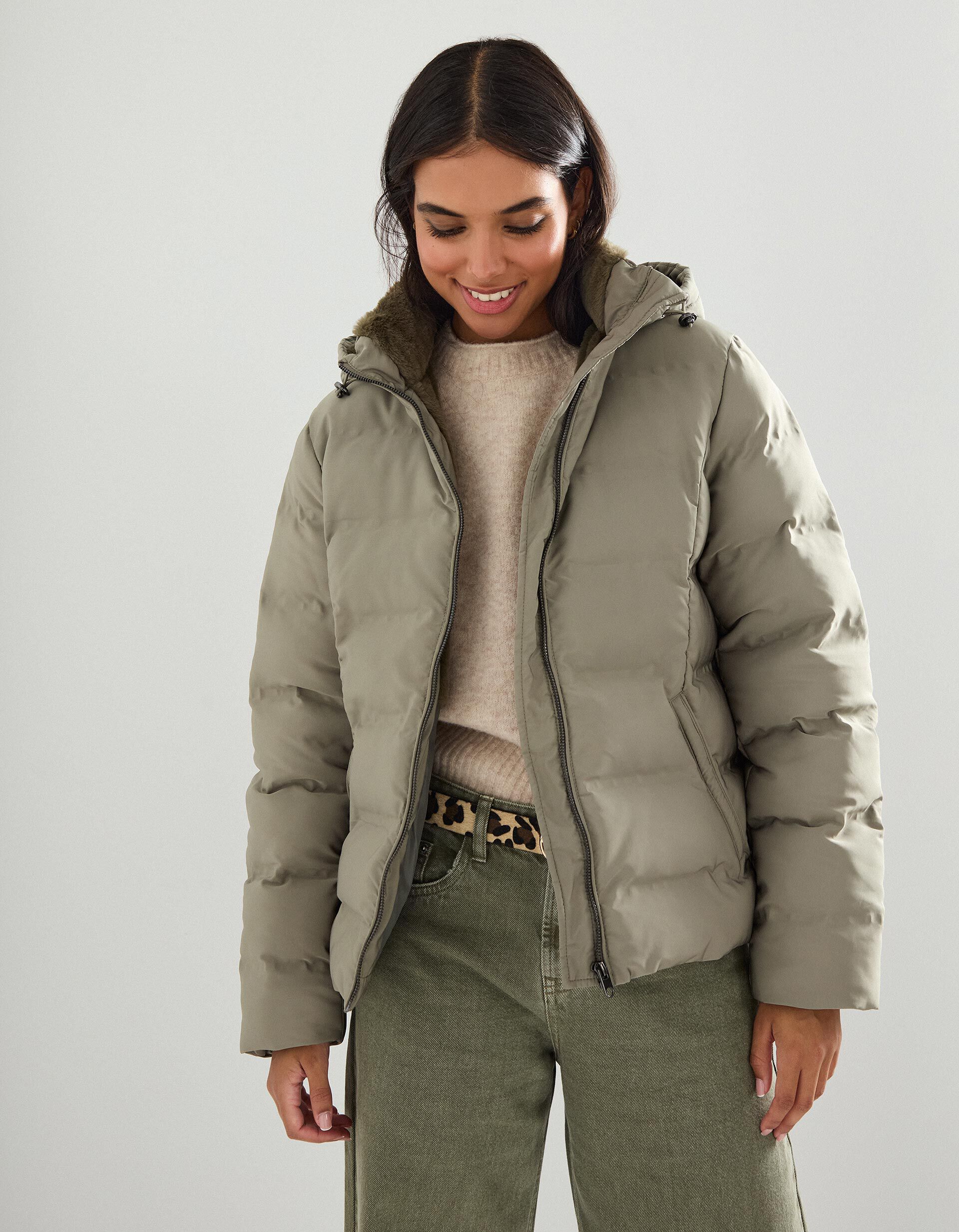 Comprar Online Casaco Acolchoado, Mulher, Verde 