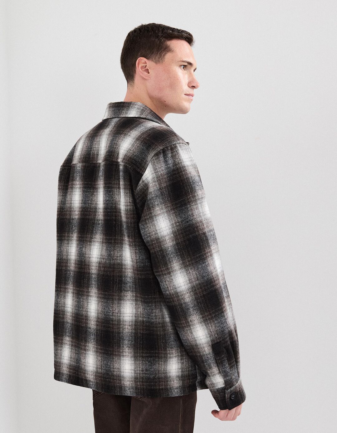 Sobrecamisa, Homem, Cinzento Escuro