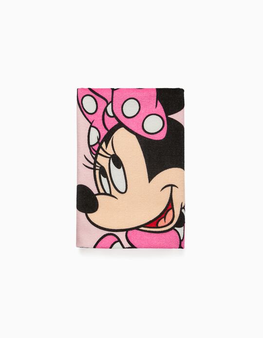 Cotton Beach Towel for Girls 'Minnie', Pink