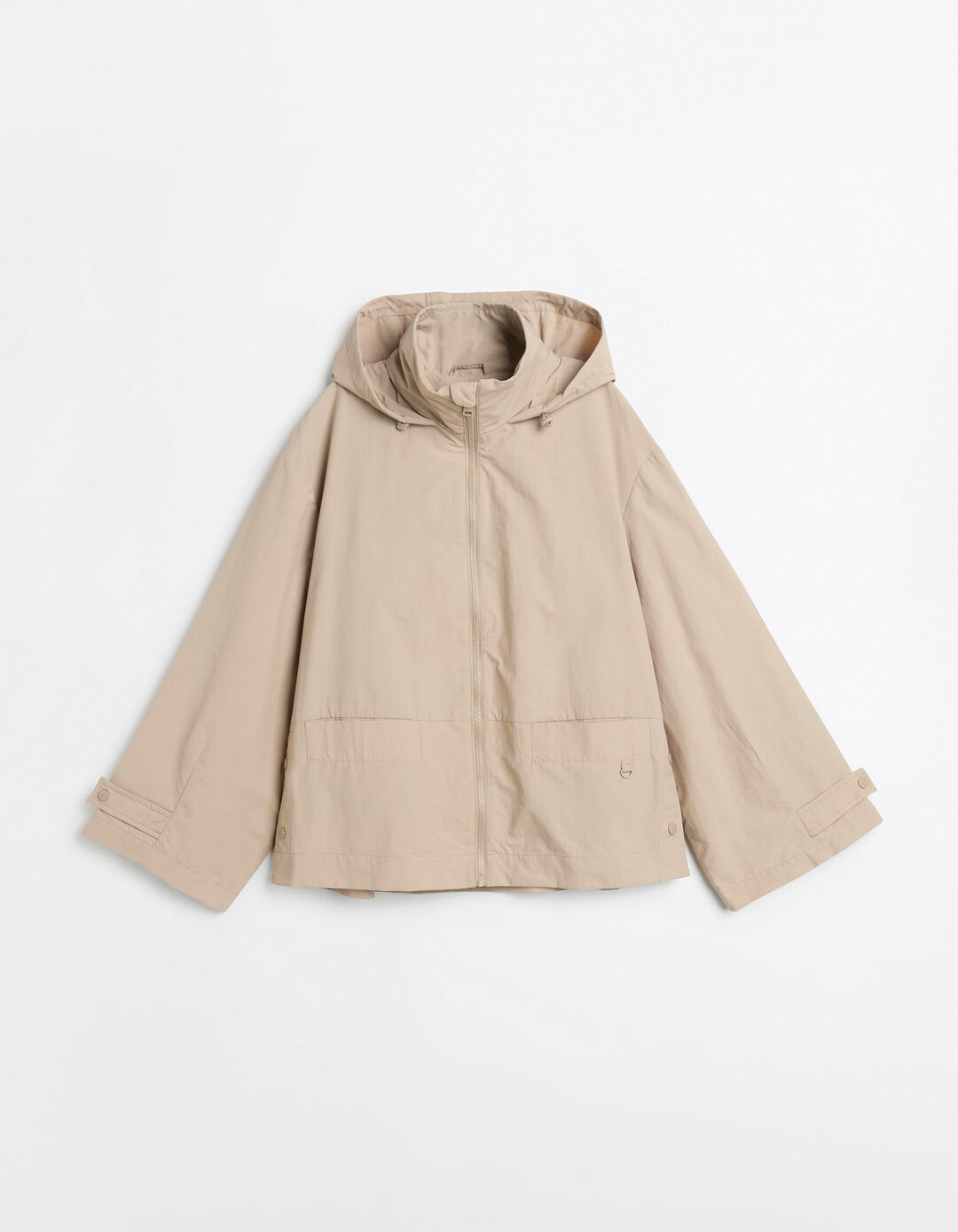 Parka Curta, Mulher, Bege