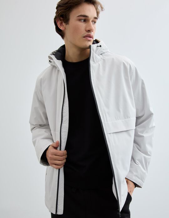 Comprar Online Parka com Capuz, Homem, Branco