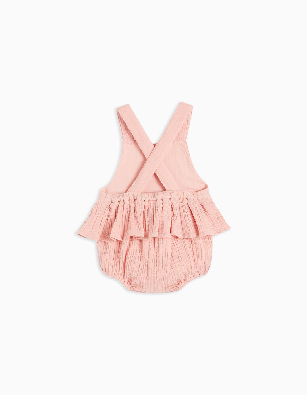 Straps Jumpsuit, Newborn Girls, Light Pink