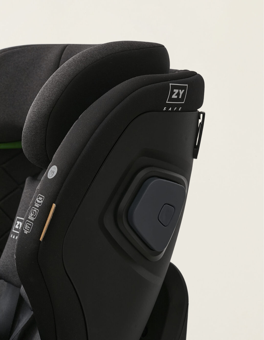 Cadeira Auto I-Size ZY Safe Premium com Isofix (40-150), Preto/Cinza