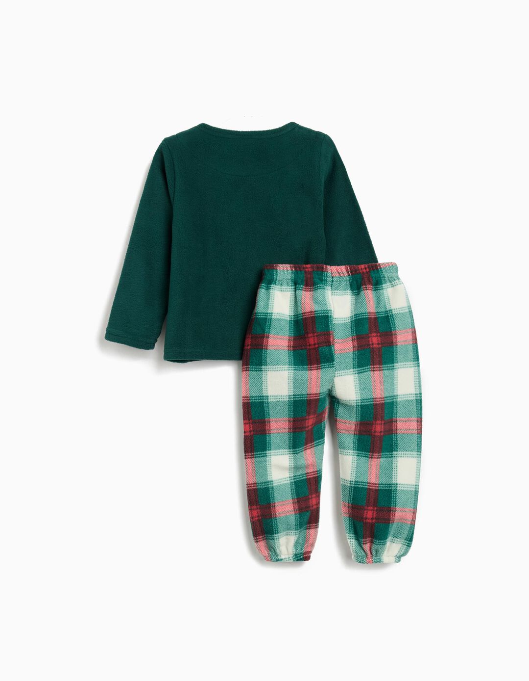 Pijama Polar de Natal, Menina, Verde Escuro