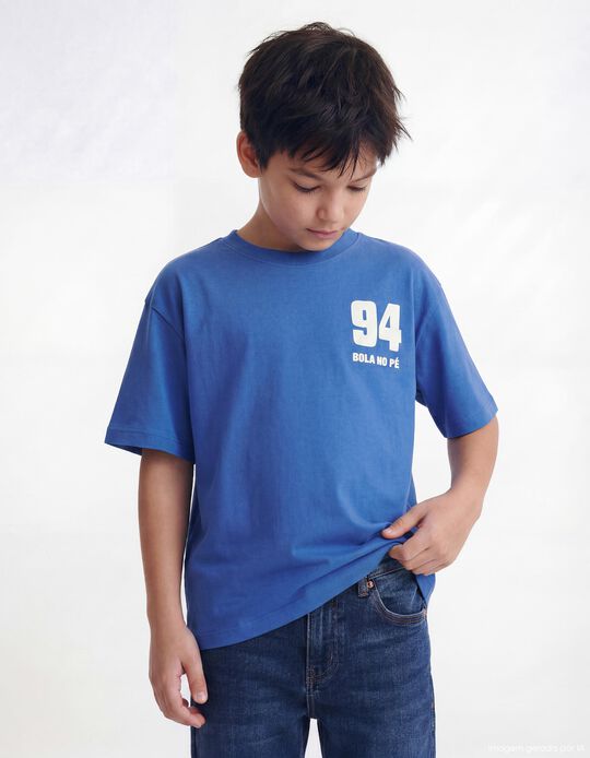 Comprar Online T-shirt Estampado, Menino, Azul