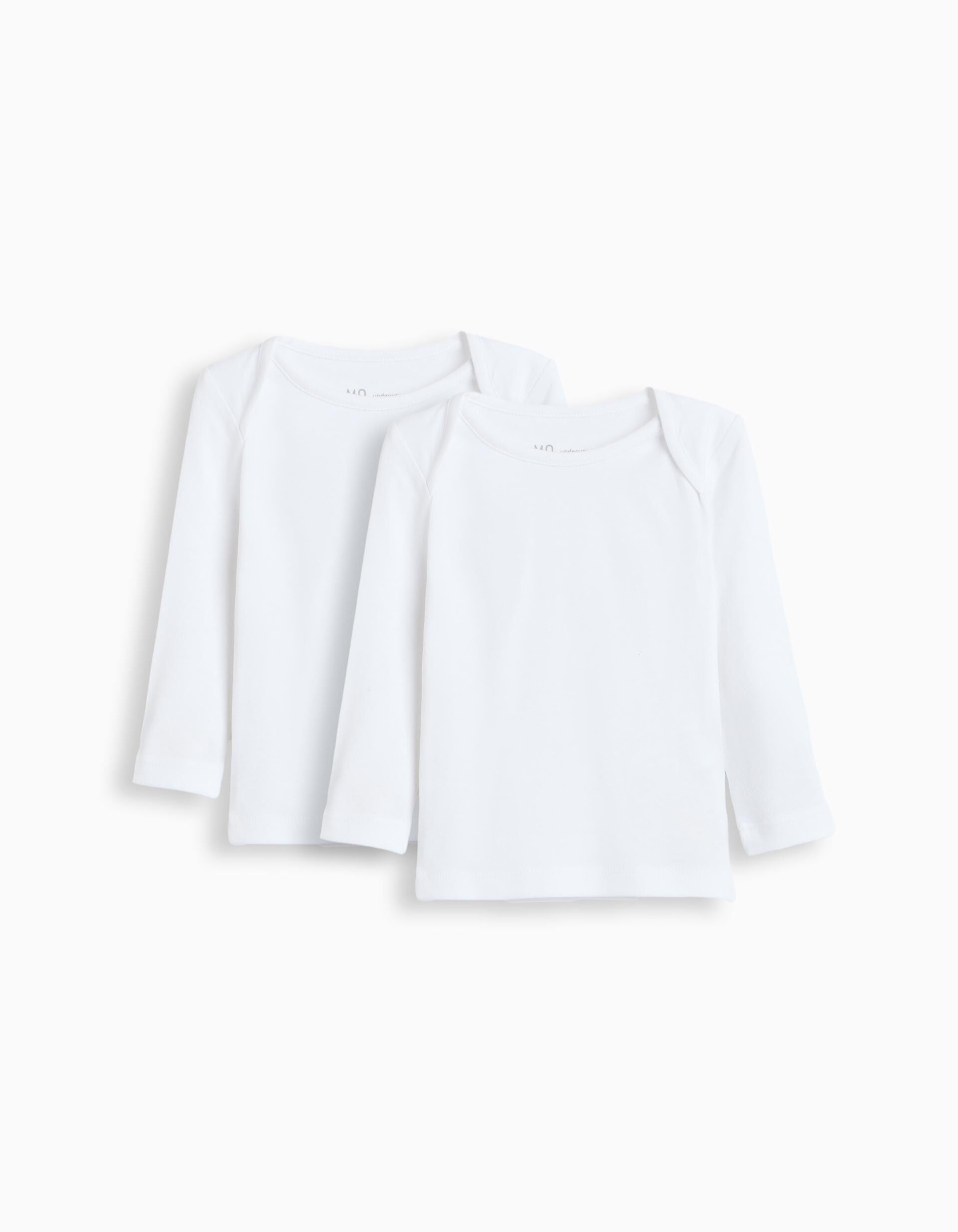 Comprar Online Pack 2 Camisolas De Malha Interlock, Menino, Branco