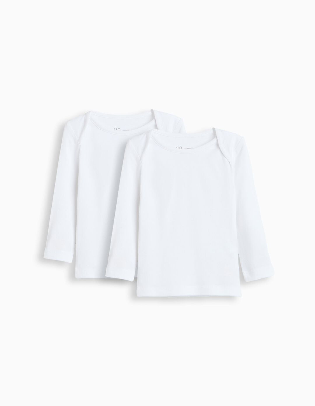 Pack 2 Camisolas De Malha Interlock, Menino, Branco