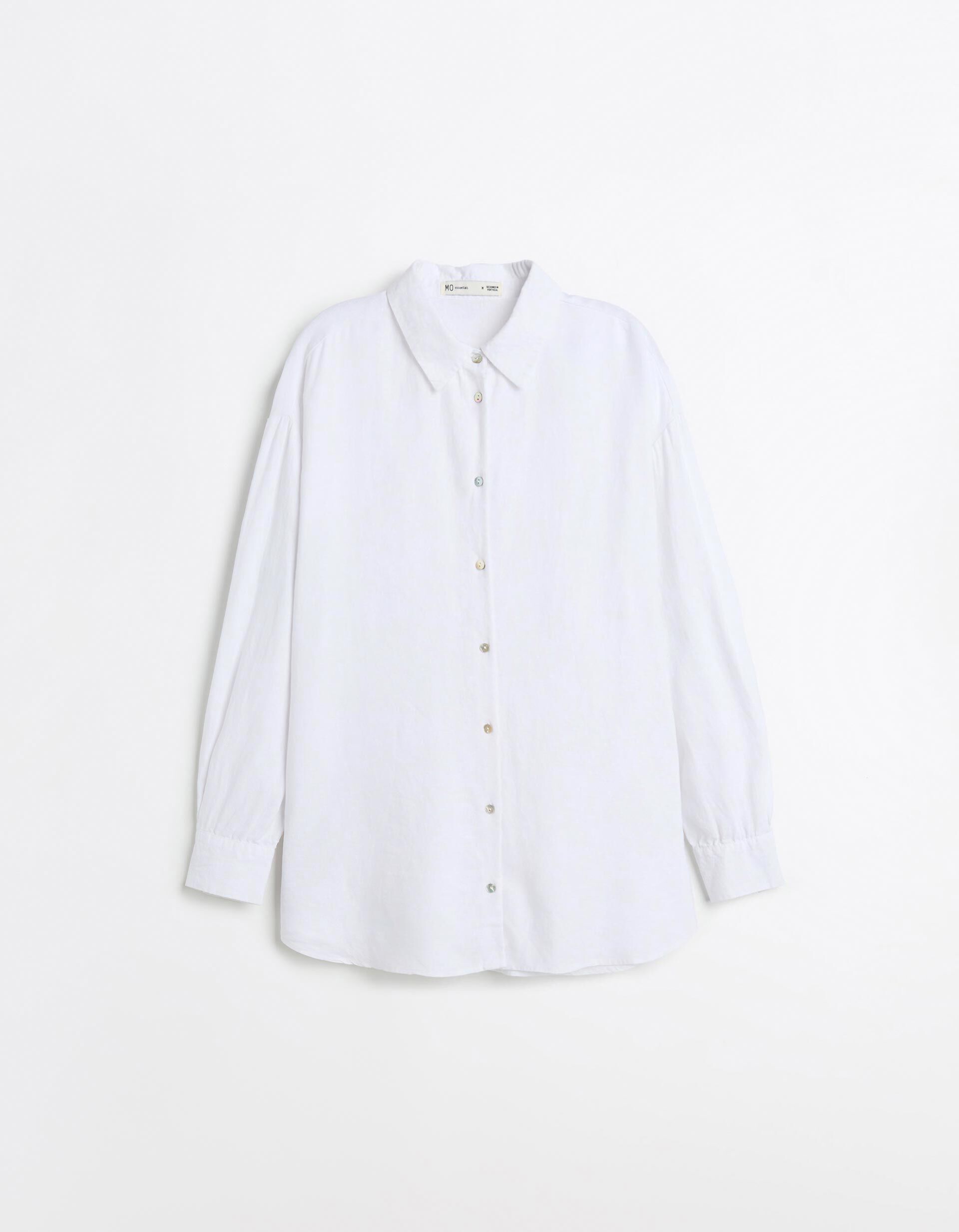 Comprar Online Camisa com Linho, Mulher, Branco
