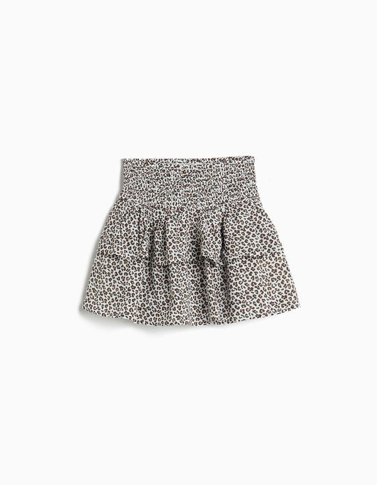 Comprar Online Saia com Folhos, Menina, Branco