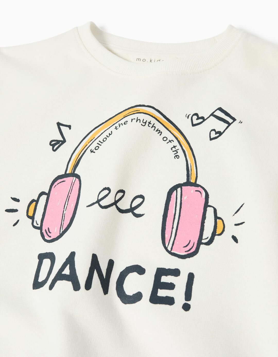 Sweatshirt de Felpa, Menina, Branco