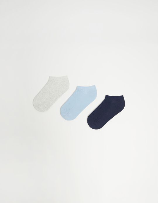 Comprar Online Pack 3 Pairs of Ankle Socks, Women, Multicolor