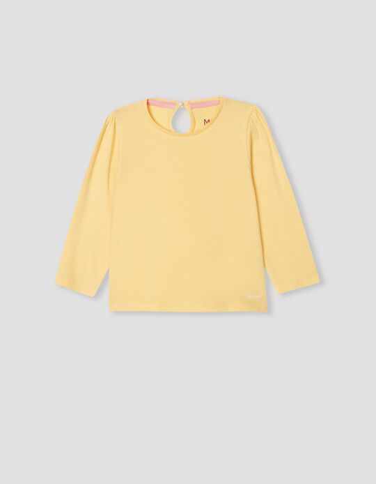 Basic Long Sleeve Top, Babies, Yellow