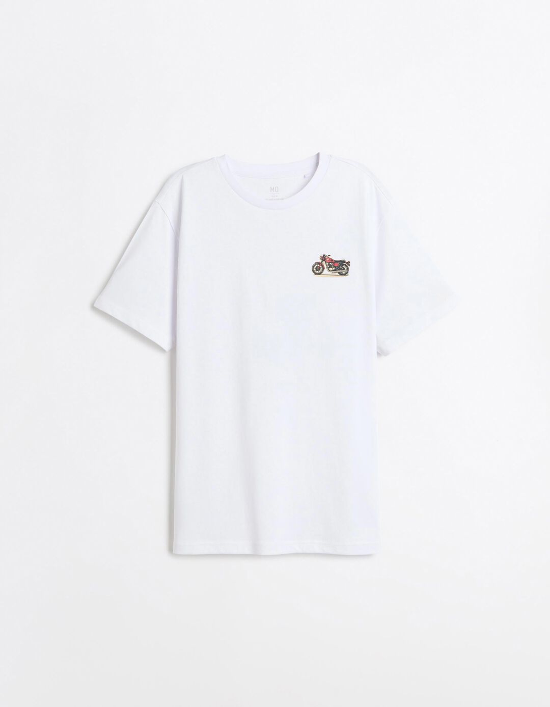 T-shirt Jersey Estampada, Homem, Branco