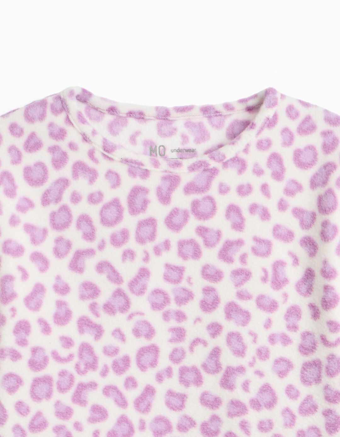 Pijama Polar Animal Print, Menina, Roxo