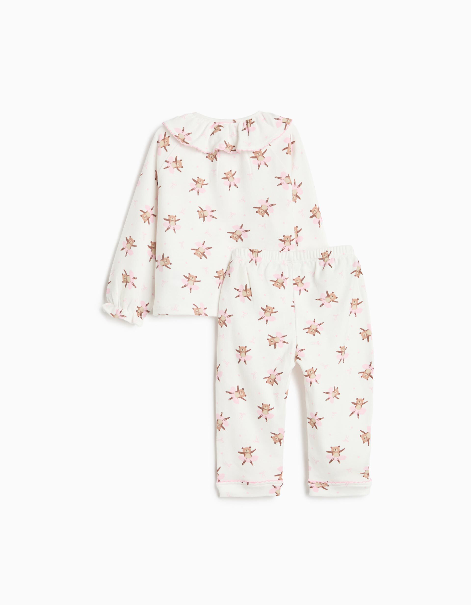 Comprar Online Pijama Camiseiro, Menina, Branco