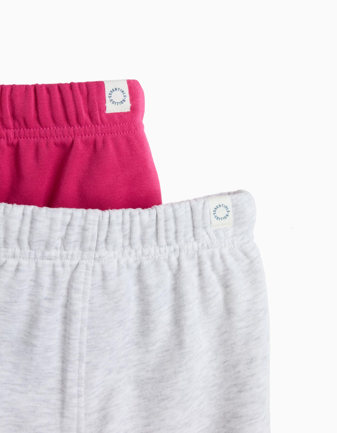 Pack 2 Joggings De Felpa, Menina, Cinzento Claro