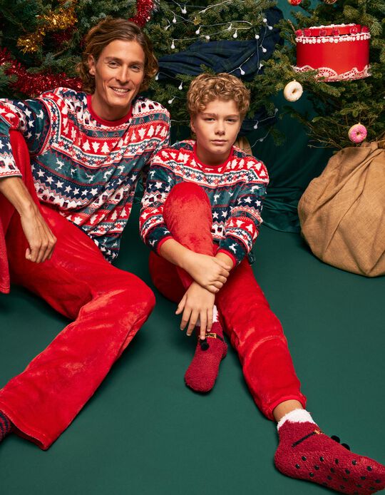 Comprar Online Pijama De Natal, Crian&ccedil;a, Vermelho Escuro