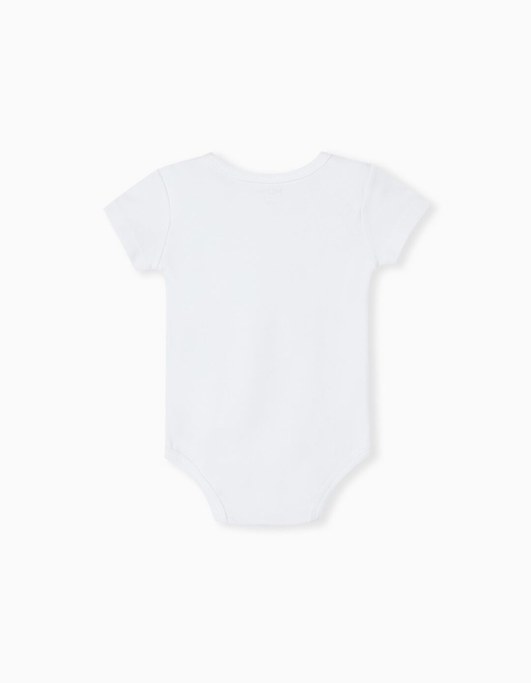 5 Long Sleeve Bodies Pack, Baby Girls, White