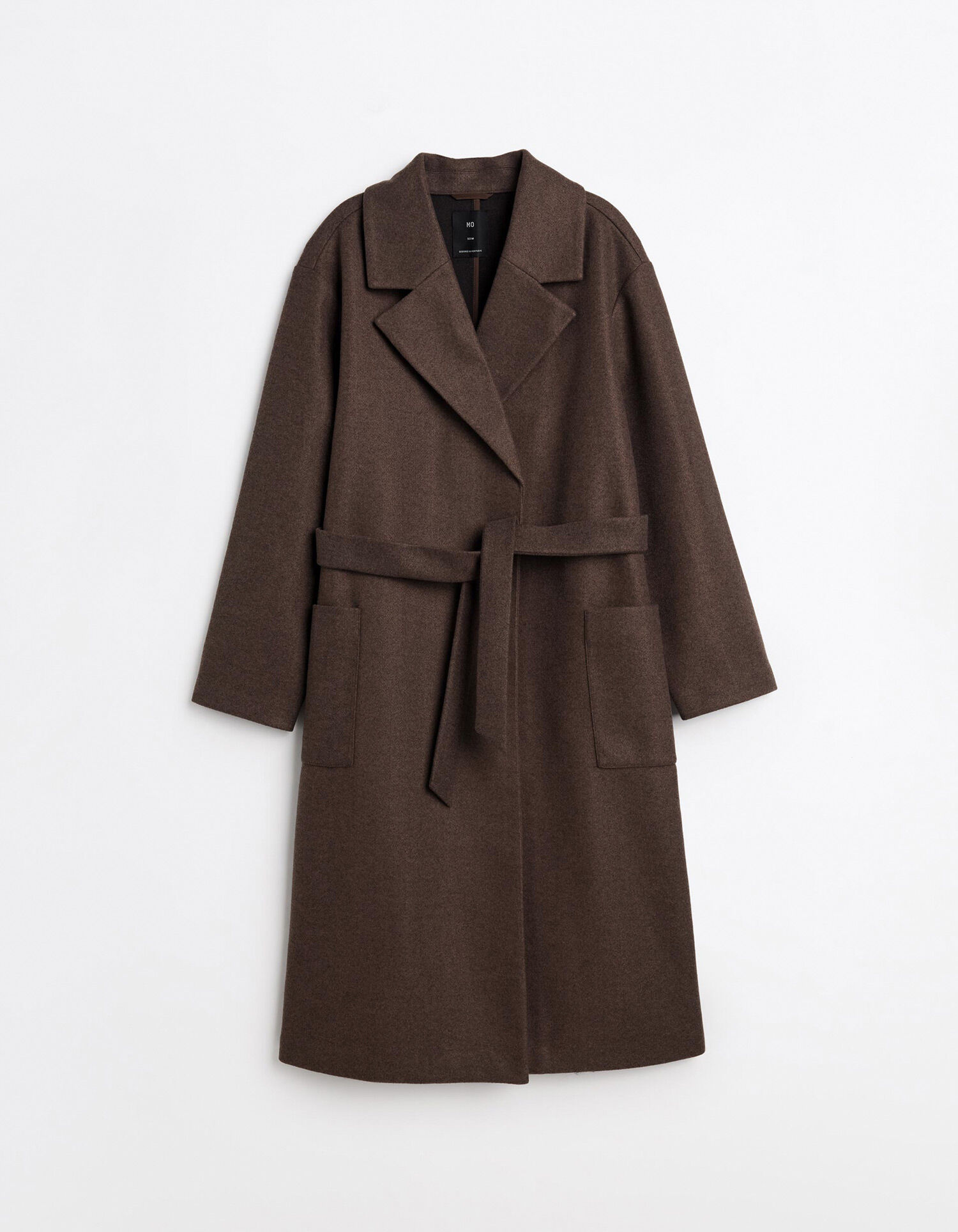 Comprar Online Casaco Comprido, Mulher, Castanho Escuro 