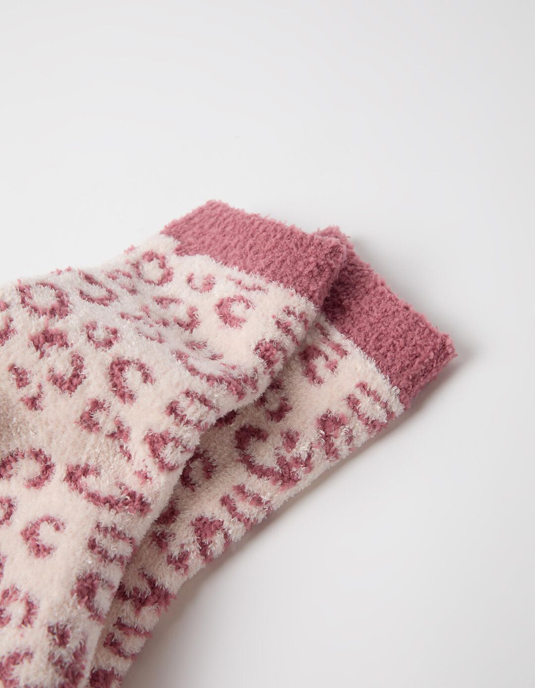 Par De Meias Animal Print, Mulher, Rosa