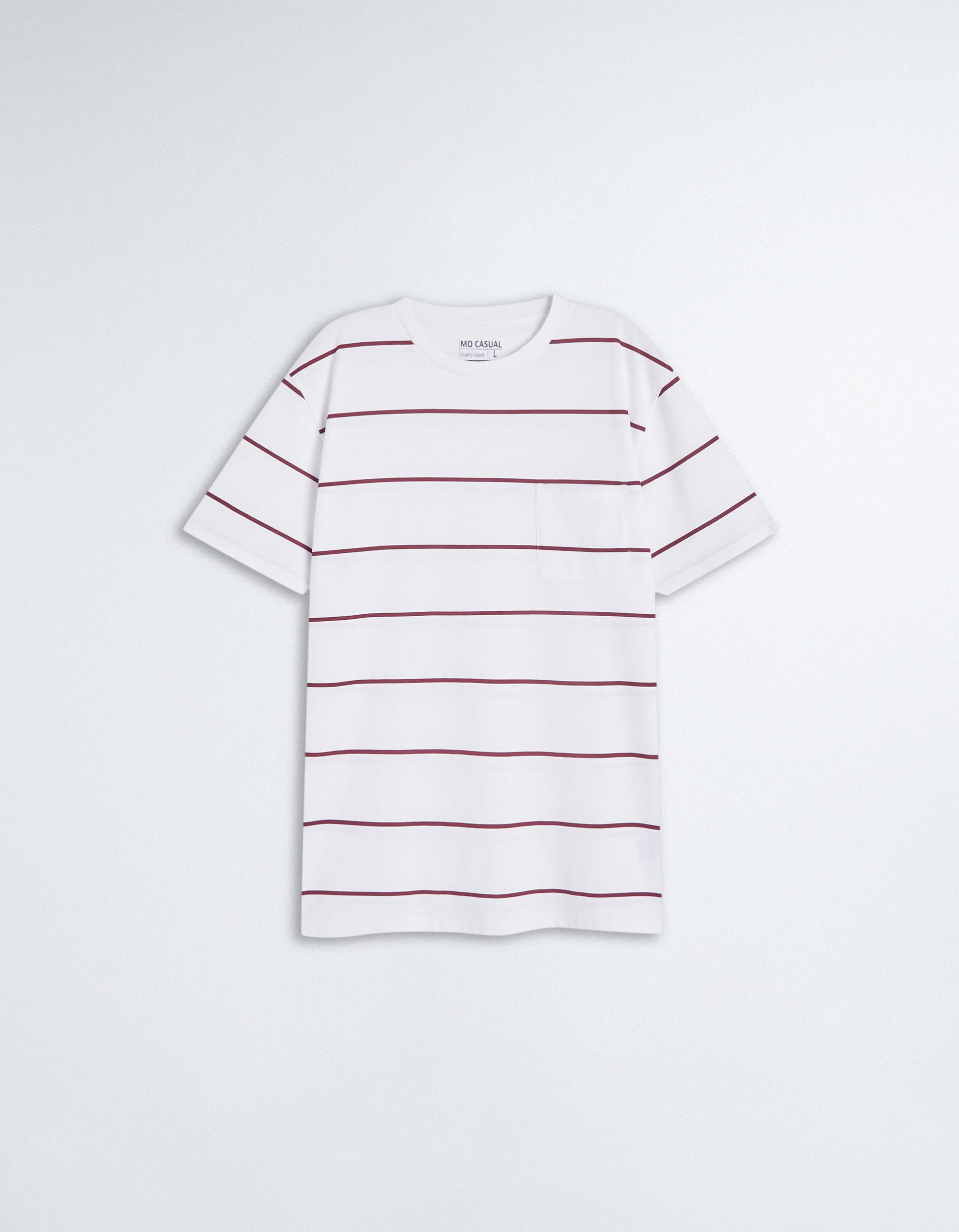 Comprar Online Stripes T-shirt, Men, Dark Red