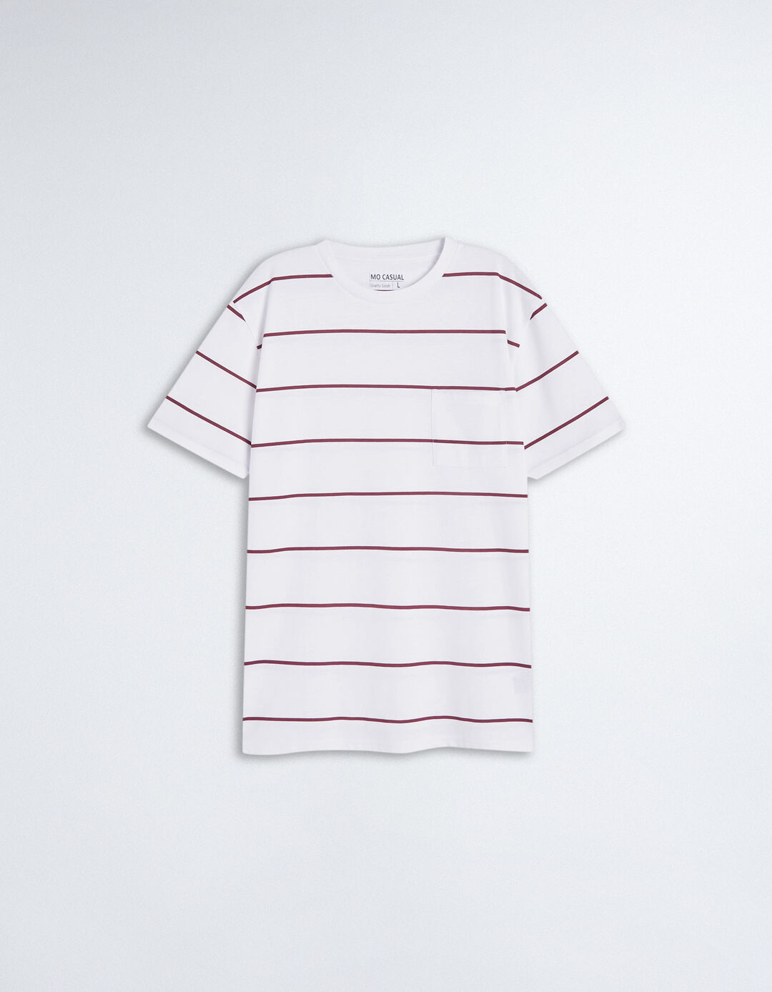 Stripes T-shirt, Men, Dark Red