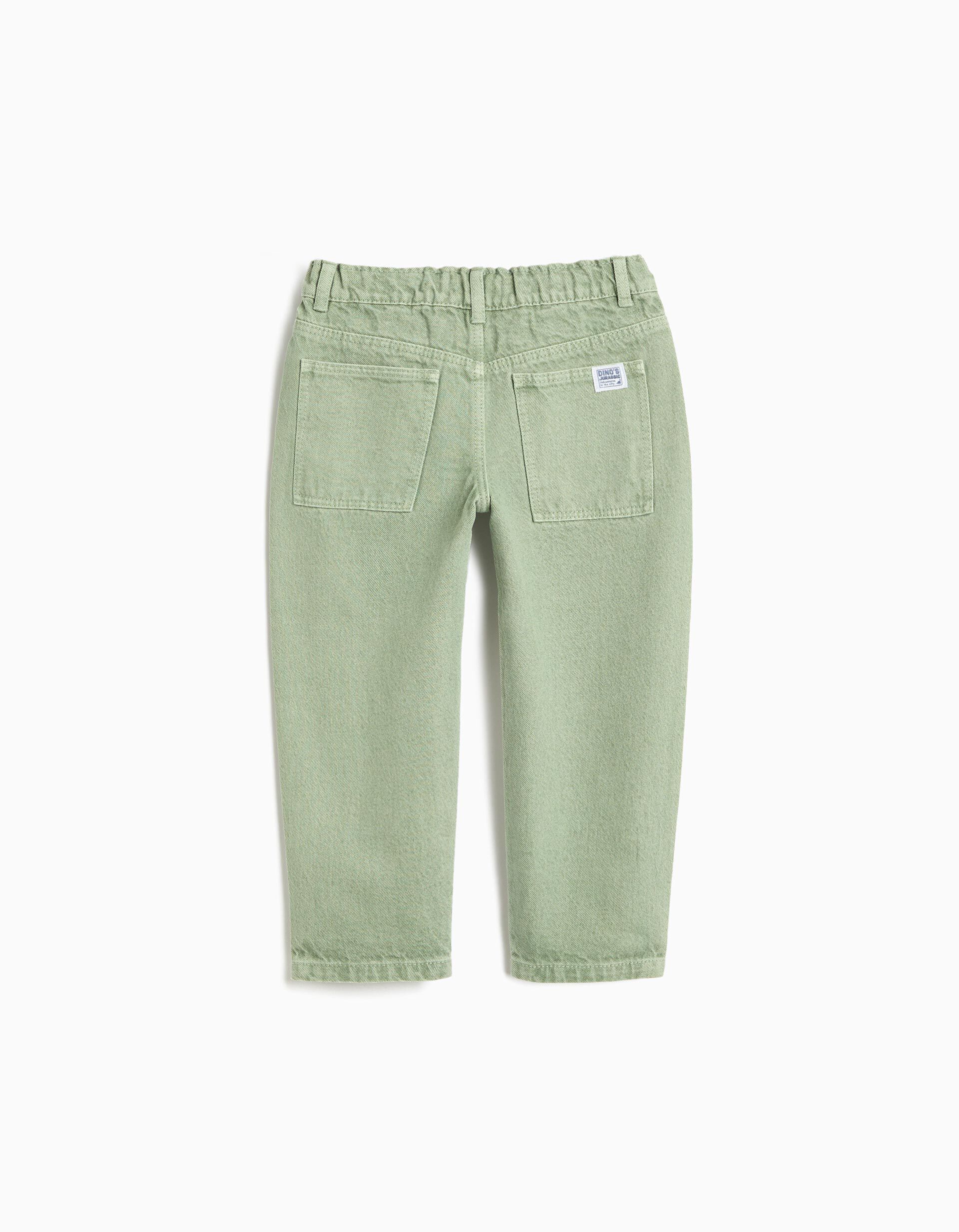 Comprar Online Cal&ccedil;as Baggy, Menino, Verde Claro