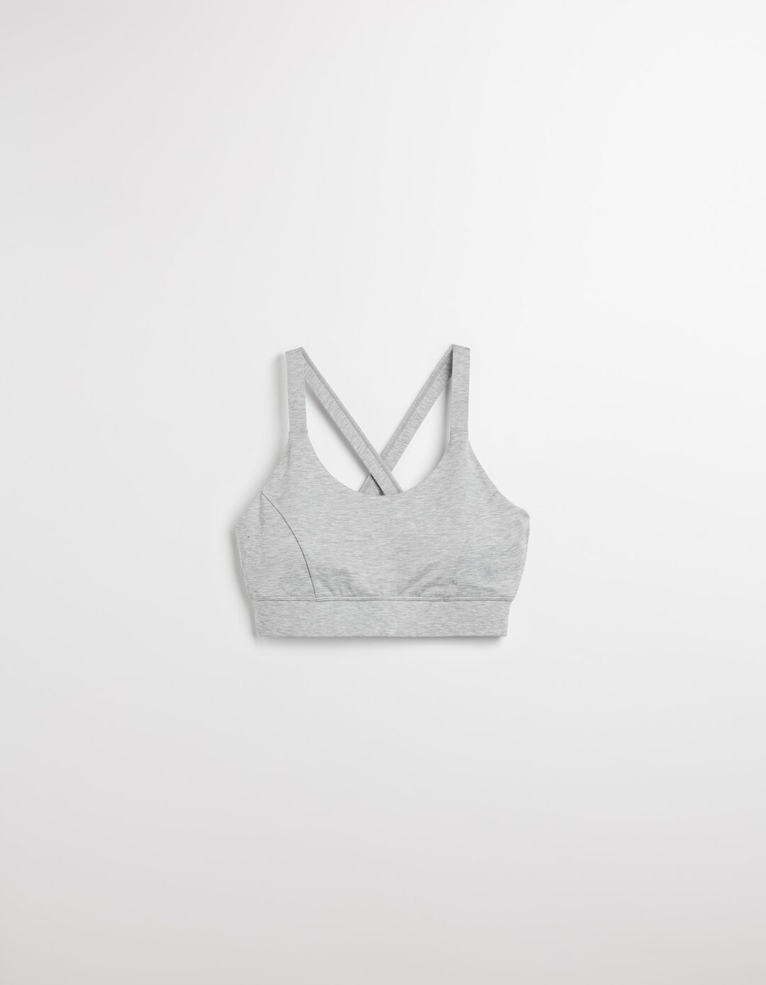 Top de Desporto, Mulher, Cinzento