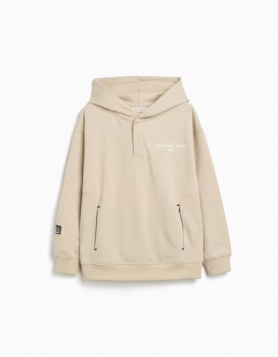 Comprar Online Sweatshirt com Capuz, Menino, Bege