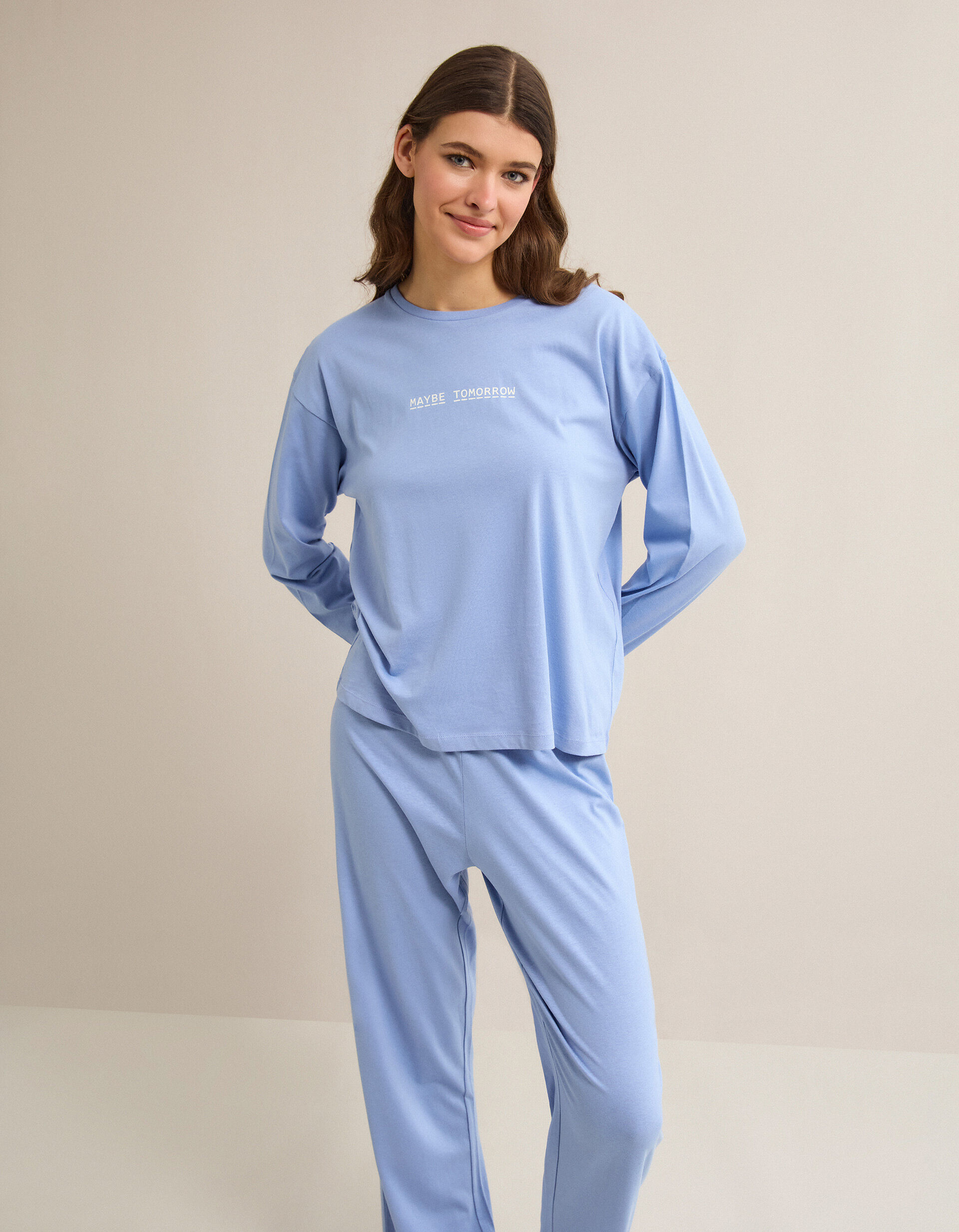 Pijama, Mulher, Azul Claro