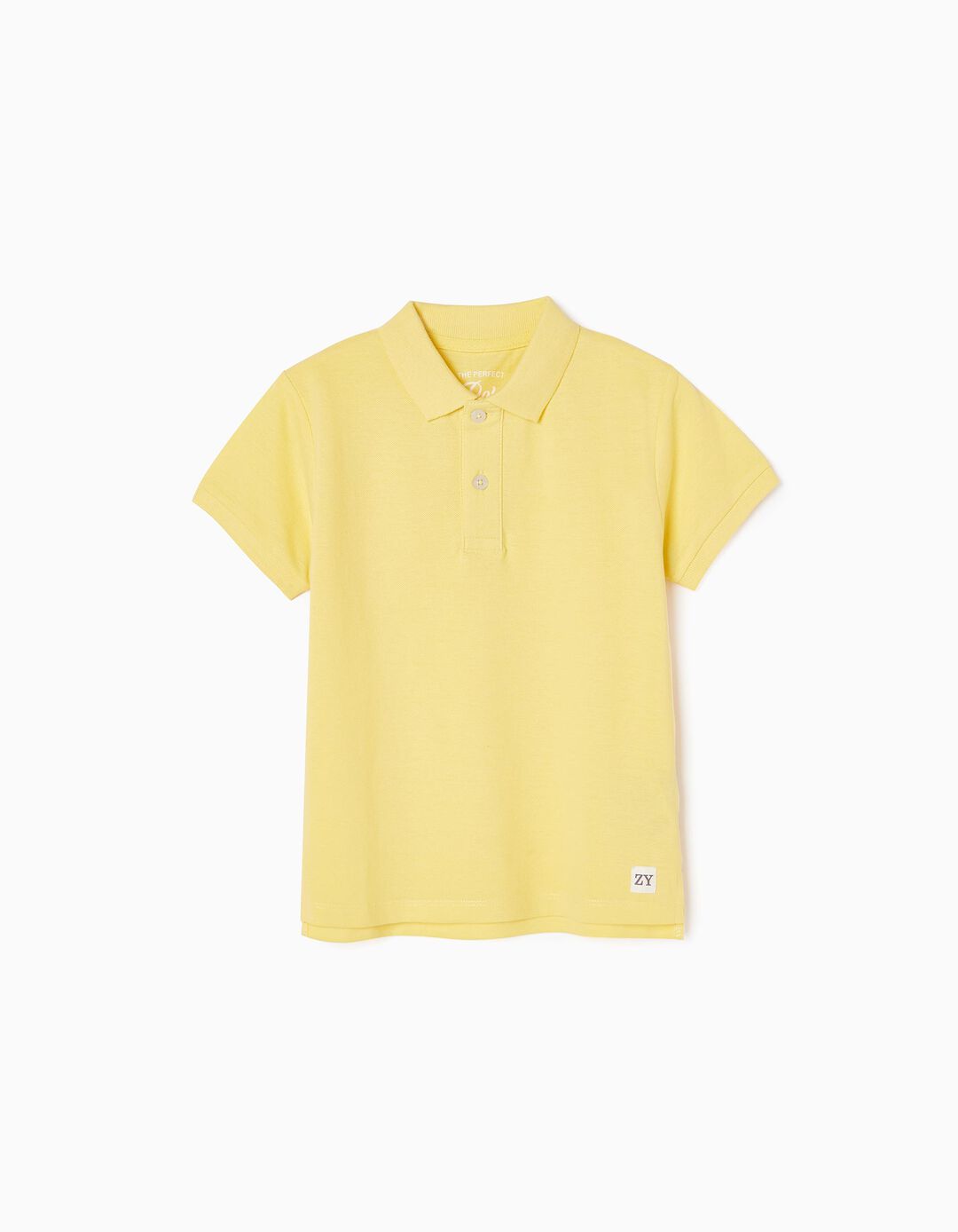Cotton Polo Shirt for Boys, Yellow