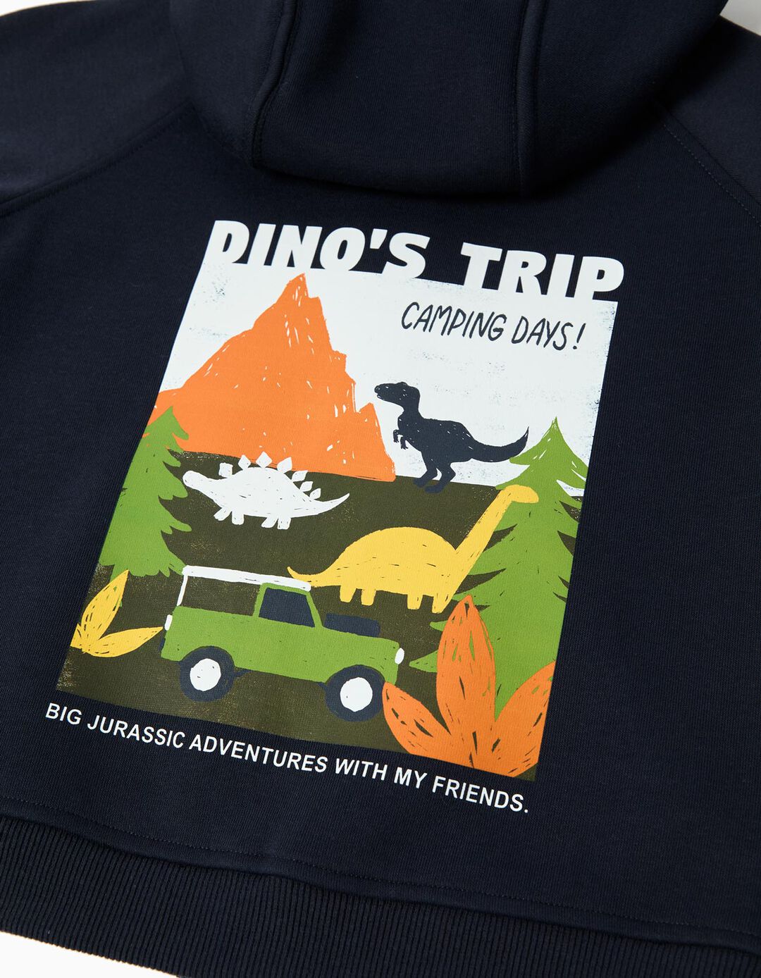 Casaco com Capuz, Menino, Azul Escuro