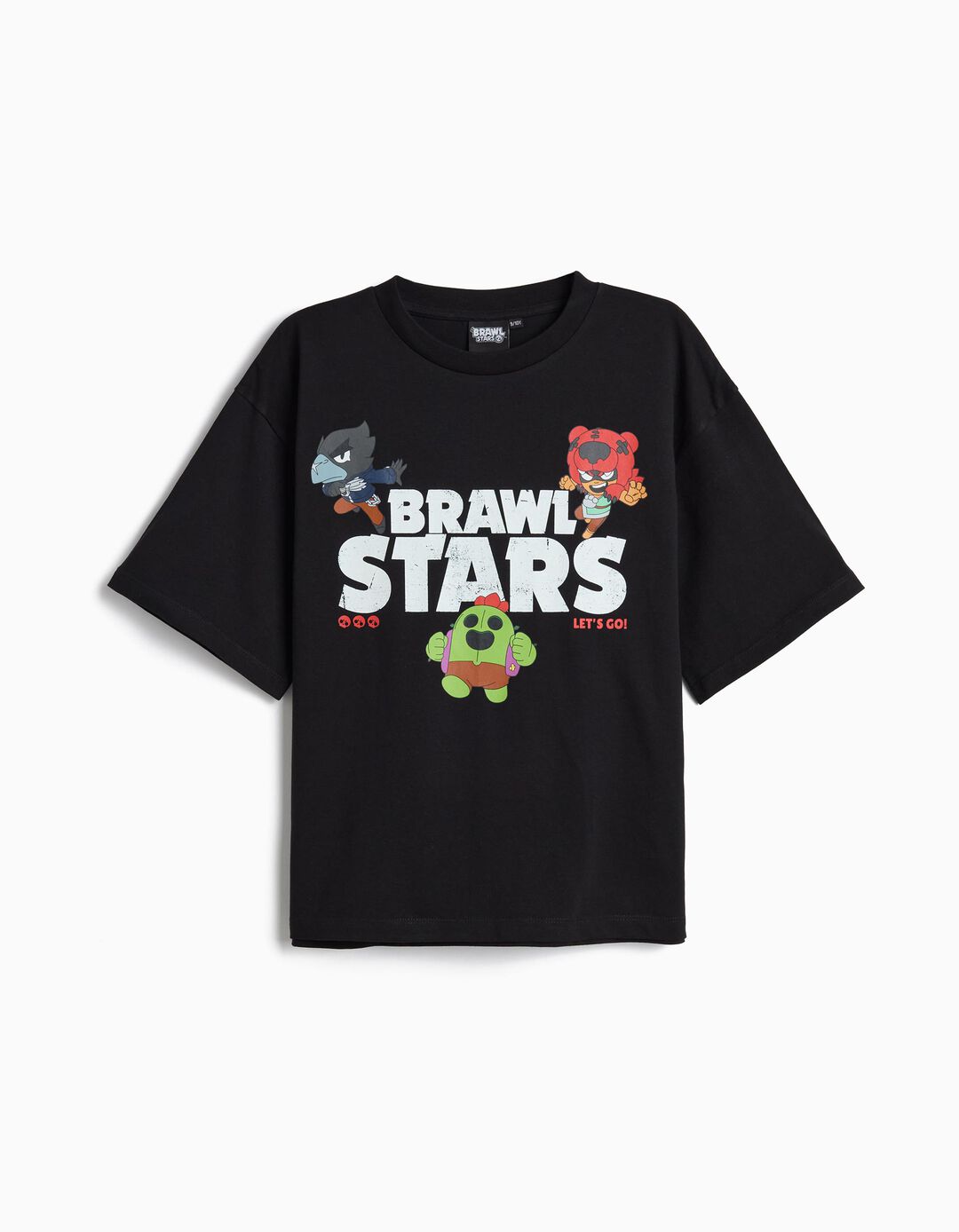 T-shirt 'Brawl Stars', Menino, Preto