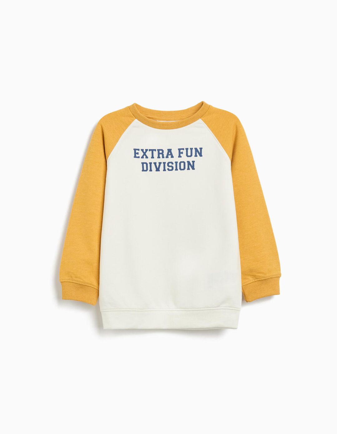 Sweatshirt de Felpa, Menino, Amarelo