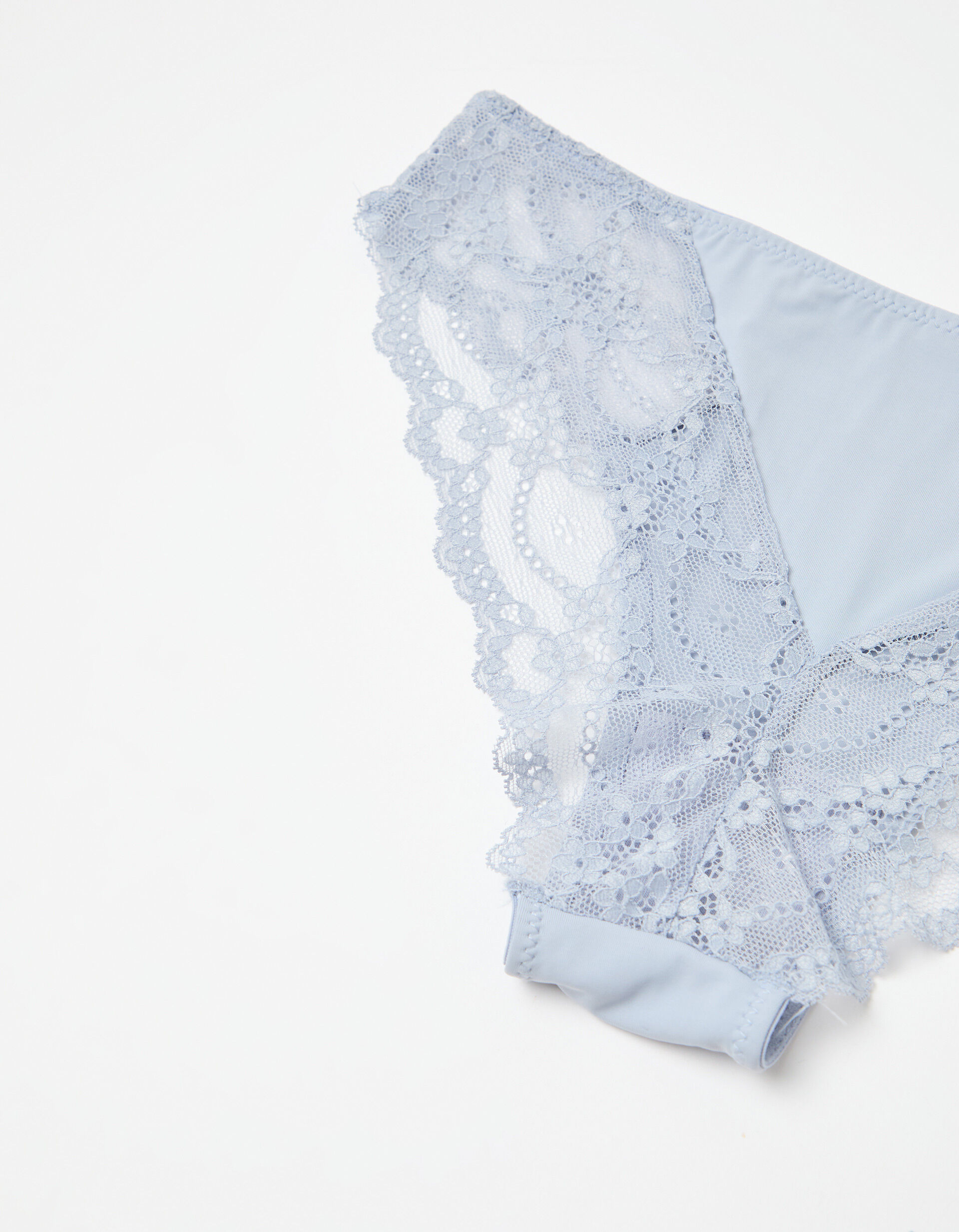 Comprar Online Cuecas Brief com Renda, Mulher, Azul