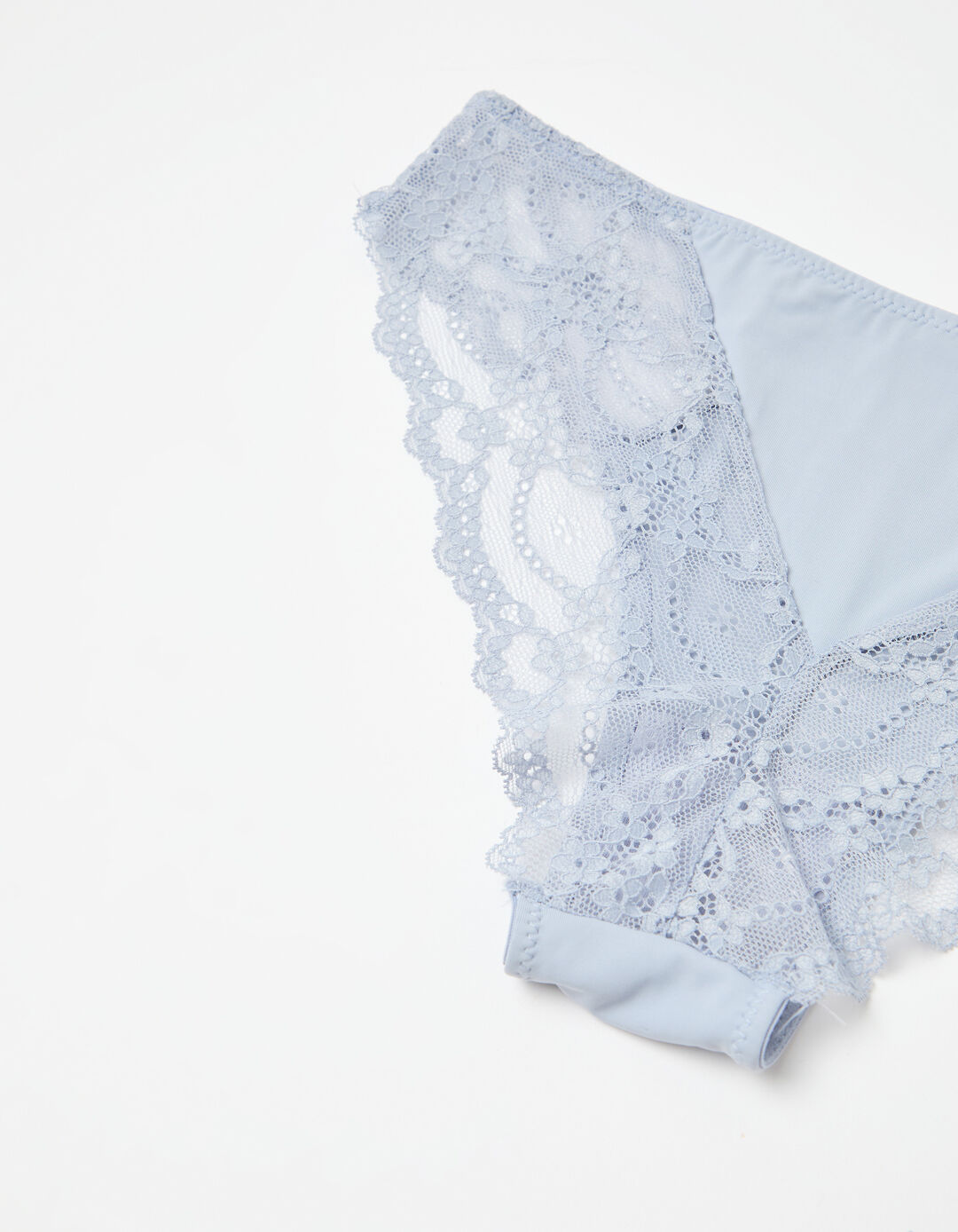 Cuecas Brief com Renda, Mulher, Azul