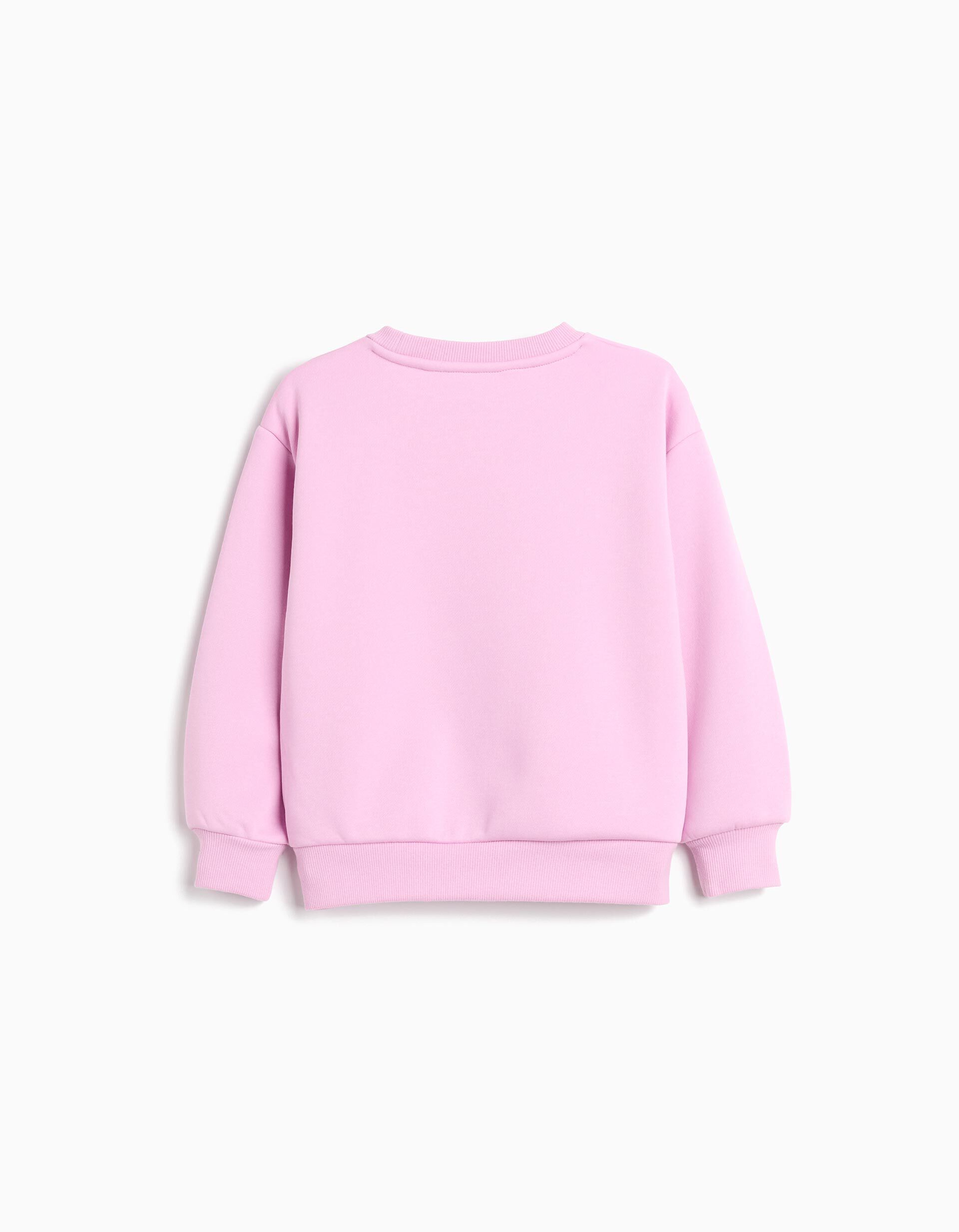 Comprar Online Sweatshirt de Felpa, Menina, Rosa Claro