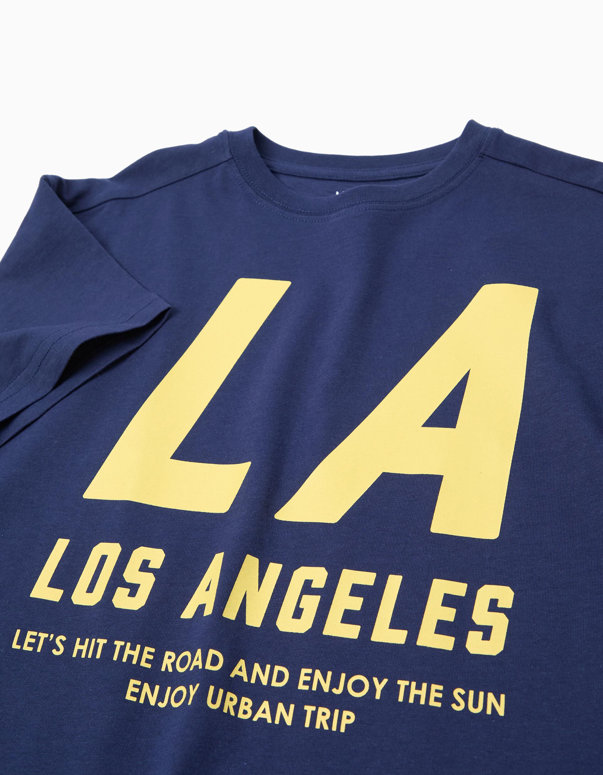 Comprar Online T-shirt Estampada, Menino, Azul Escuro