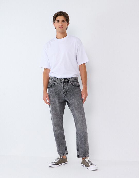 Comprar Online Cal&ccedil;as De Ganga 'Cropped', Homem, Cinzento Escuro