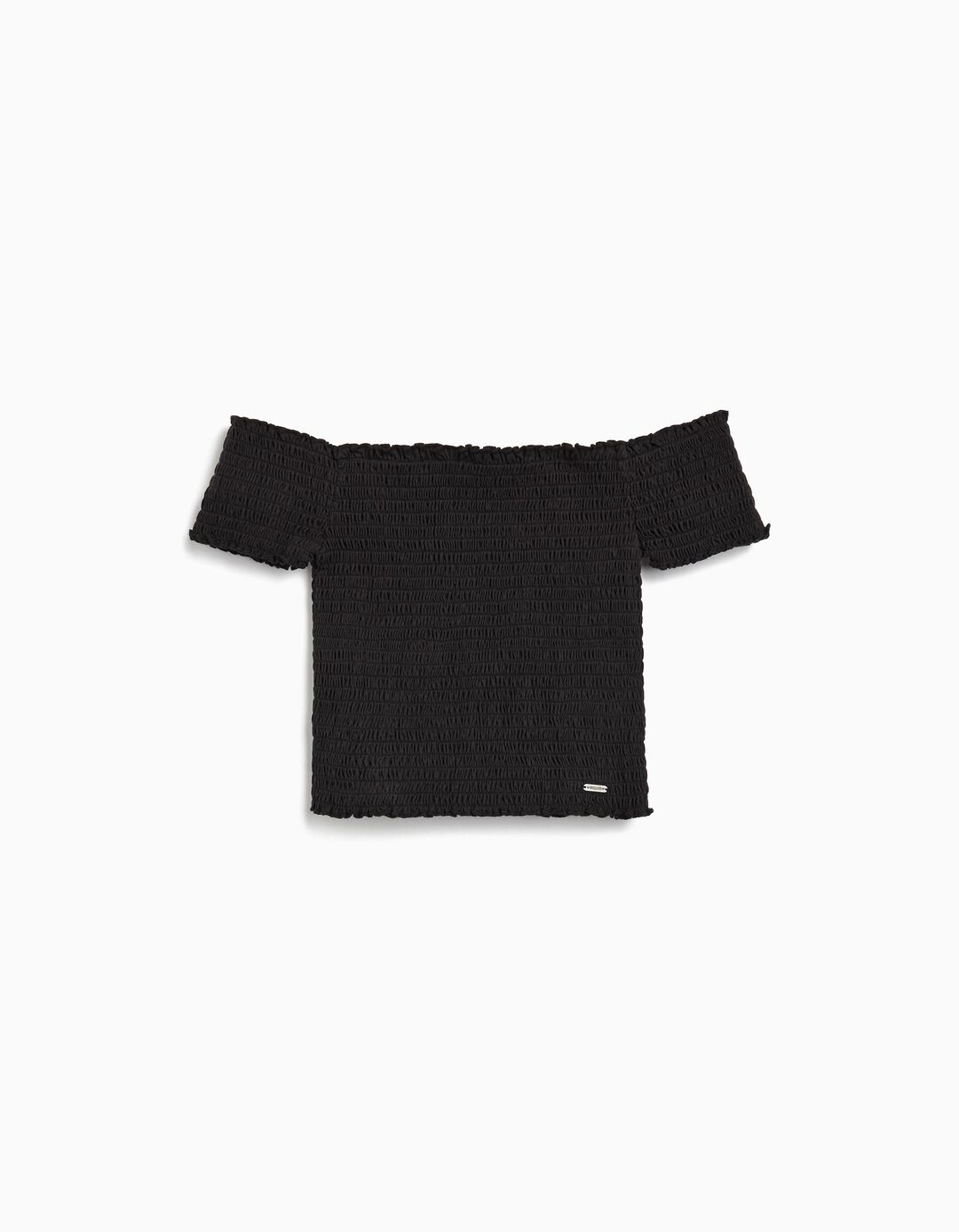 Top Smock, Menina, Preto 
